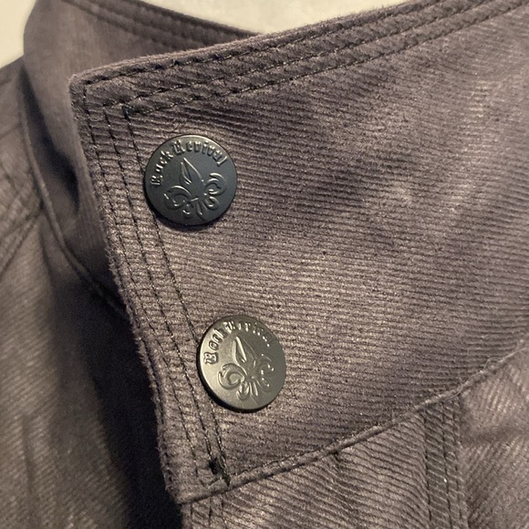 Rock Revival black denim like jacket - Picture 6 of 12